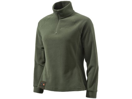 Half Zip Fleece dámska mikina - Green (Veľkosť S)
