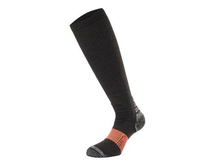 Merino Performance Long ponožky - Brown Bark (Veľkosť L)