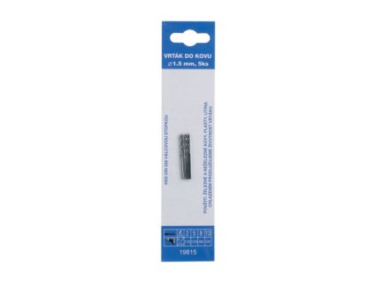 Vrták do kovu 1.5mm (5ks)