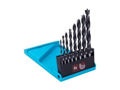 Súprava vrtákov do dreva WESTBERG 8ks 3-10mm