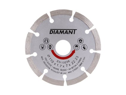Kotúč diamantový DIAMANT 110x1.7x22.2mm segment