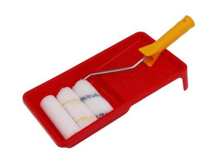 Sada lakovacia 3 valčeky, rúčka 6mm, miska