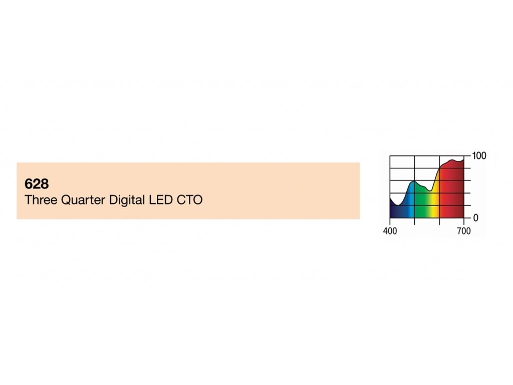 LEE Filters 628 3/4 Dig. LED C.T.O. PAR