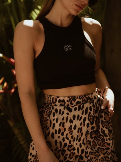 Crop top Moja Moja black