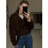 Kožená bunda Suede