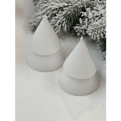 Duo svíček STROM WHITE