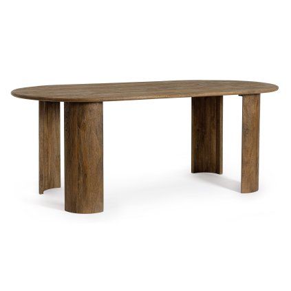 JÍDELNÍ STŮL OVAL MANGO 210 CM