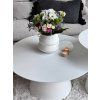 Konferenční stolek UNQUE white 80 cm