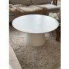 Konferenční stolek UNQUE white 80 cm