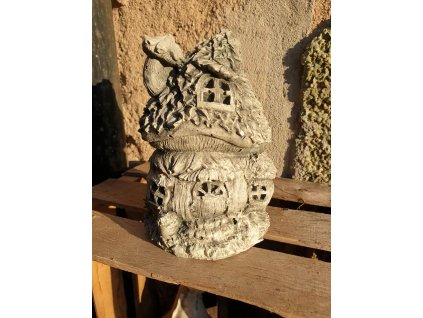 Steinfigur Gartenfigur Feenhaus Tinki 21x12 550