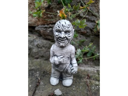 Steinfigur Gartenfigur Gartenkiller Freddy 25x13x10cm 875