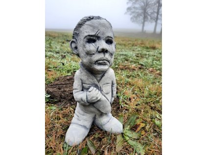 Steinfigur Gartenfigur Gartenkiller Michael 27x13x12cm 875kč