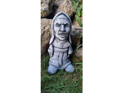 Steinfigur Gartenfigur Gartenkiller Nonne 25x12x10 875kč