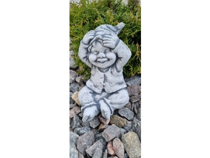 Steinfigur Gartenfigur Troll Upl 17x13cm 625kč