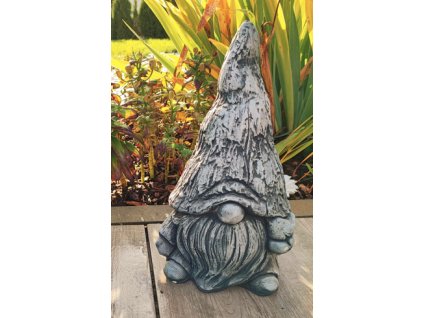 Steinfigur Gartenfigur Wichtel Heinz 37x20cm 925