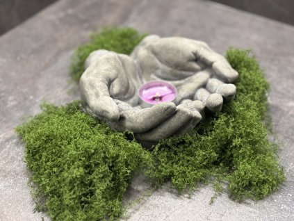 Betonová dekorace - Dlaně