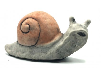 Zahradní betonová dekorace Malý šnek