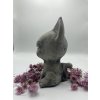 Zahradní betonová dekorace Mrzutá kočička 😾