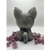 Zahradní betonová dekorace Mrzutá kočička 😾