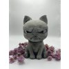 Zahradní betonová dekorace Mrzutá kočička 😾