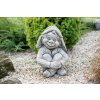 Zahradní betonová dekorace Trpaslík - sedící