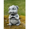 Zahradní betonová dekorace-Figurka zamilovaného dráčka