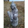 Steinfigur Gartenfigur Elfe Fangorn28x13cm