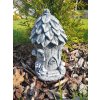 Steinfigur Gartenfigur Feenhaus waldhuette 25x13 629