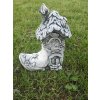 Steinfigur Gartenfigur Feenhaus schuhi 22x16,5 629