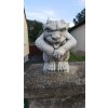 Steinfigur Gartenfigur Gargoyle Grimmly 25x19 825