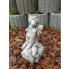 Steinfigur Gartenfigur Fee Ella28x14cn