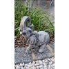 Steinfigur Gartenfigur Elefant Heike 30x27 1340
