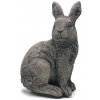 Zahradní betonová dekorace Zajíc - sedící