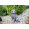 Zahradní betonová dekorace Kočka - sedící