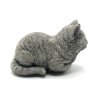 Zahradni betonová dekorace - Spící koťátko č.2