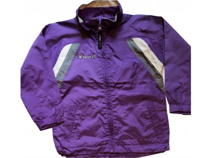 WOLF-Dívčí šustáková bunda fialová