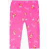 KUGO-Dívčí 3/4 leginy  Jednorožec bavlněné tmavě růžové