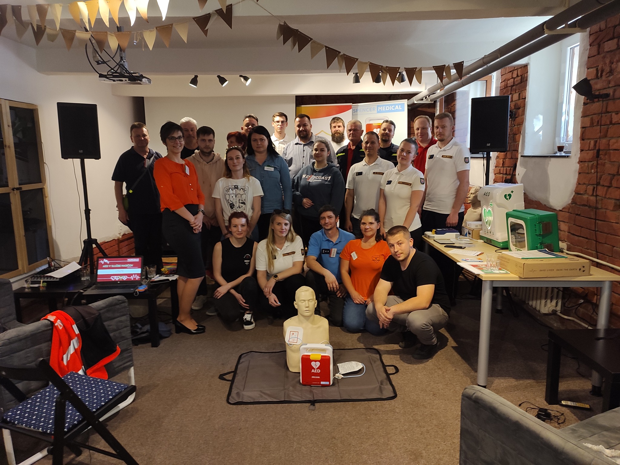 Workshop AED v službe hasičov 🚒