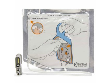 Elektrody pre dospele osoby powerheart g5 cardiac science 2