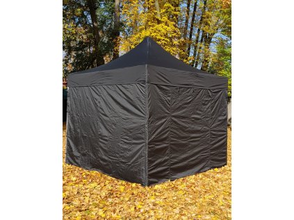 321 party stan profi 3x3 m bocni plachta plna cerna sada 4 ks