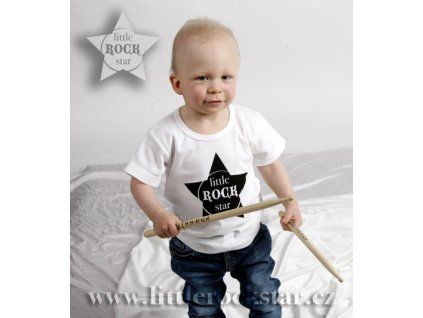 LITTLE ROCK STAR (triko bílé KR)