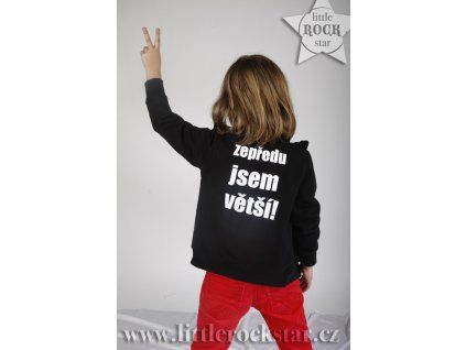 ZEPŘEDU JSEM VĚTŠÍ (mikina)