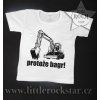 PROTOŽE BAGR (triko bílé KR)