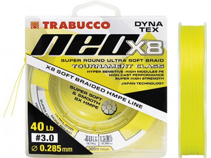 Trabucco splétaná šňůra DYNA-TEX Neo X8 150m (Průměr 0,84mm)