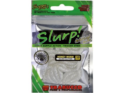 Trabucco Slurp Bait Honey Worm 30ks (Varianta NAT.WHITE)