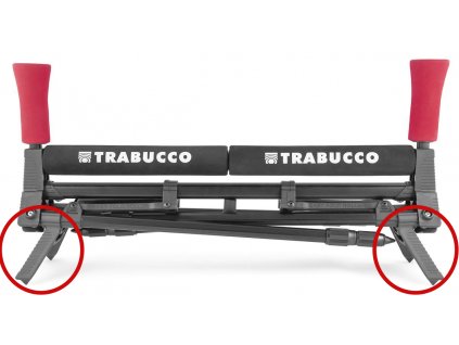 49237 trabucco gnt black roller rest pridavne nohy par