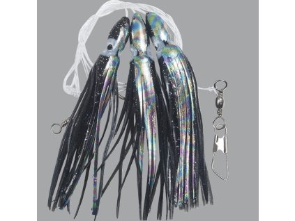 Octopus rig Black Abalone 8/0 3-hooks