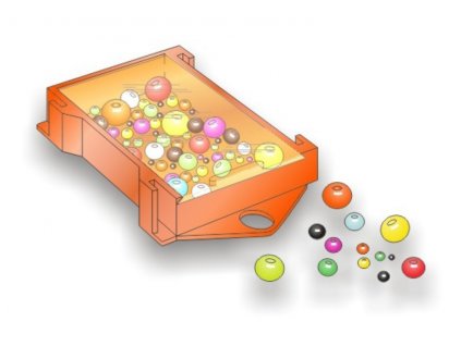 Stonfo korálky Perline con foro