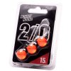 Monkey Lures Jigová hlavička MNKY Hook 2/0 Orange 3ks