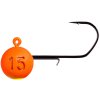 Monkey Lures Jigová hlavička MNKY Hook 2/0 Orange 3ks